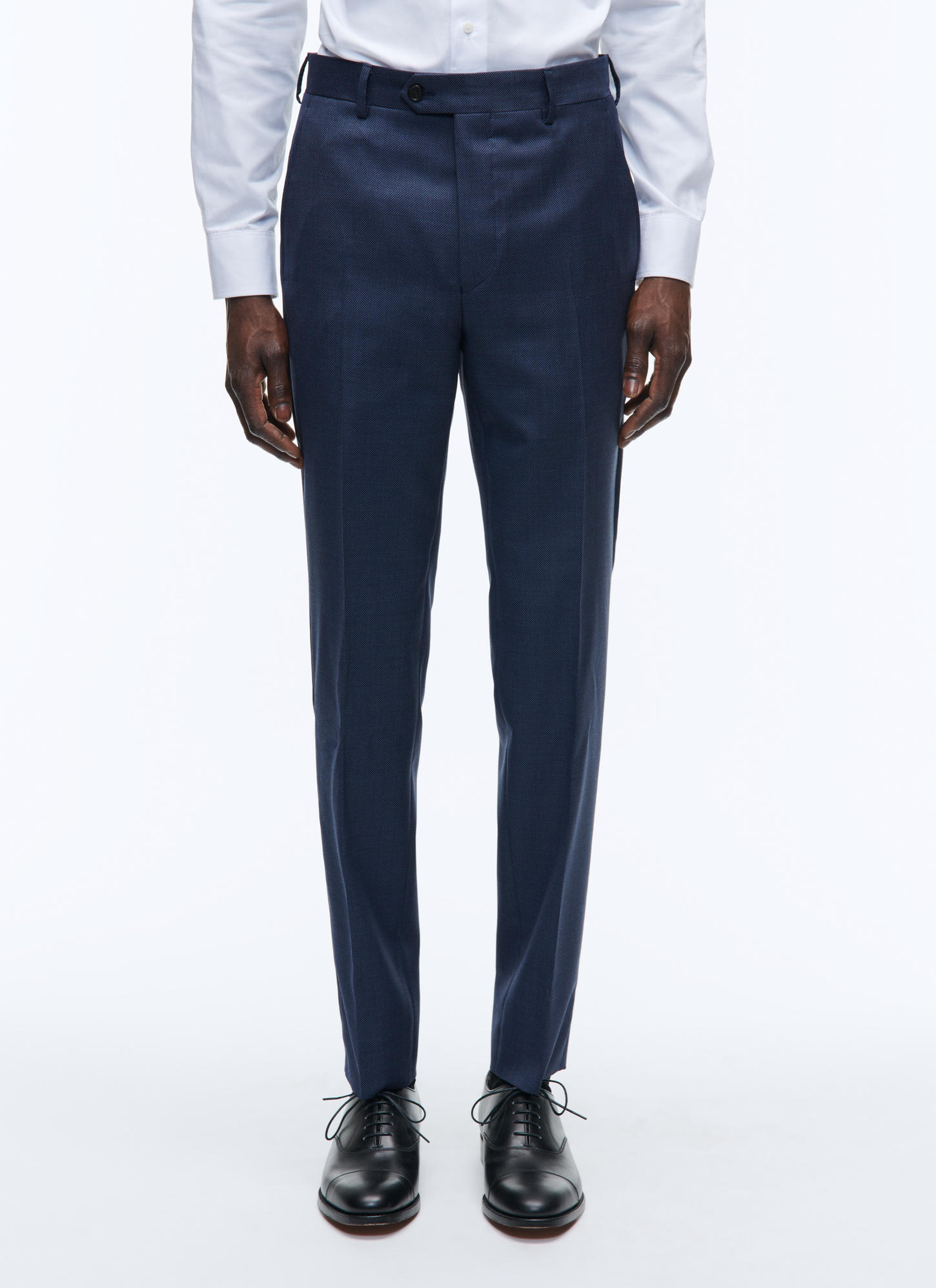 Men's blue, navy blue virgin wool suit Fursac - C3AXUN-AC13-34