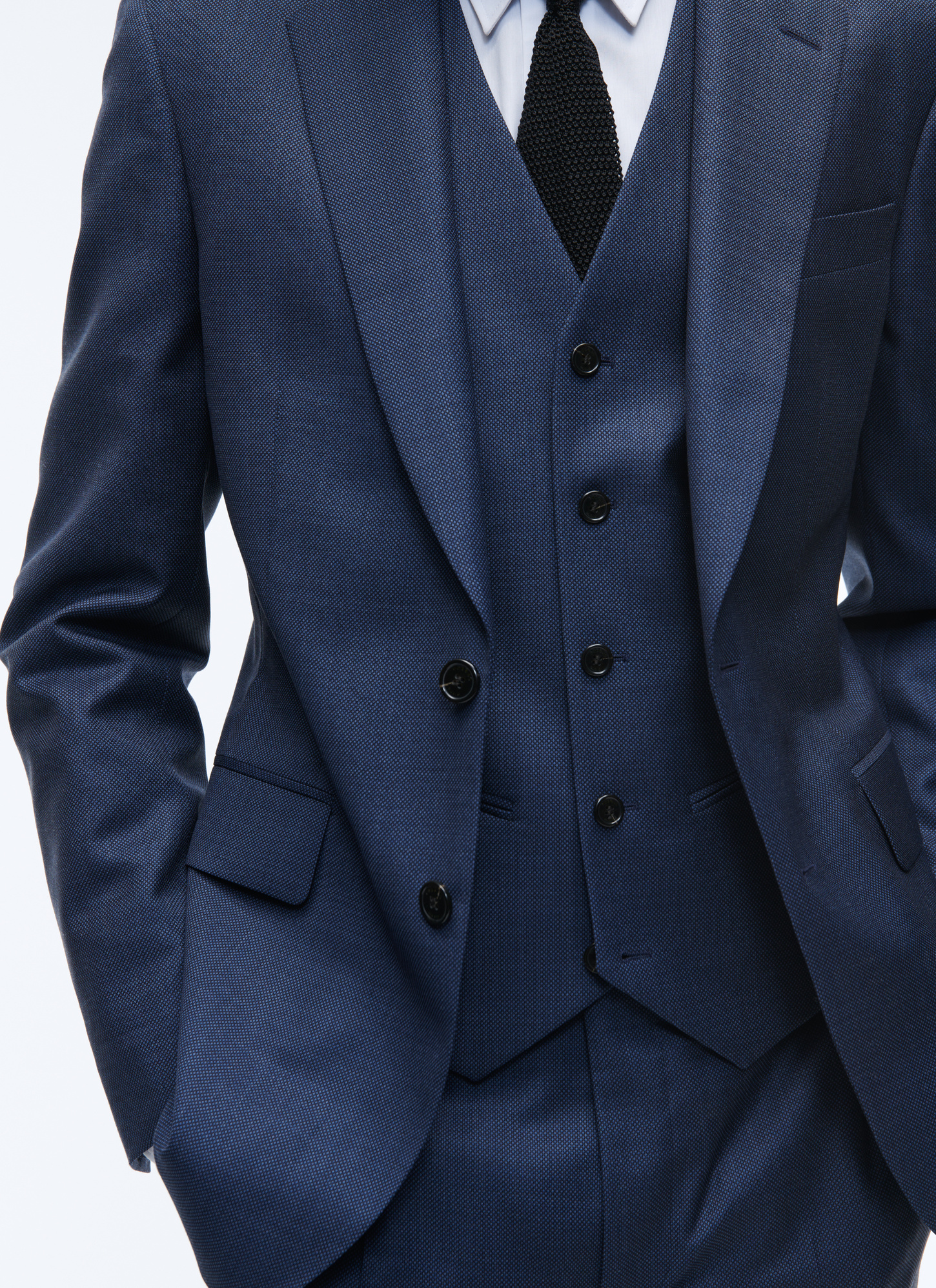 Men's blue suit Fursac - C3AXUN-AC13-34