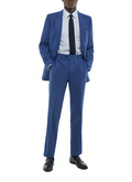 Wool canvas fitted suit - C3FOXA-BC31-D012