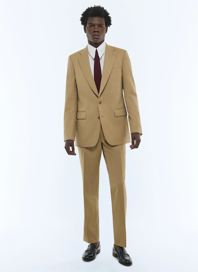 Men's camel brown suit Fursac - C3FAVR-FC05-A011