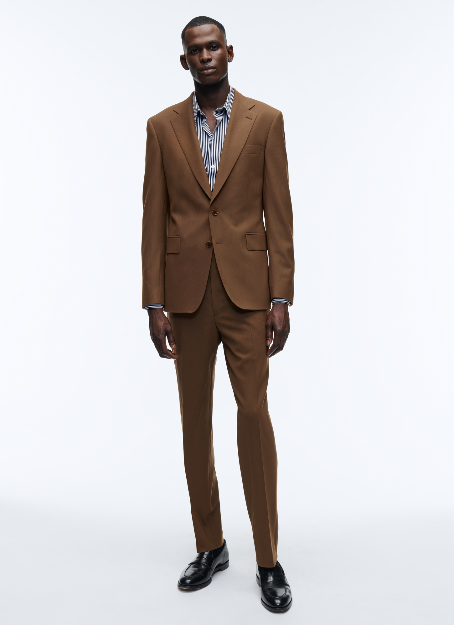 Caramel Slim Fit Suit for Men Fursac 22HC3AVRAAC52/12