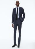 Carbon blue virgin wool suit - C3SOXA-TC46-31