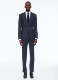 Carbon blue virgin wool suit - C3SOXA-TC46-31