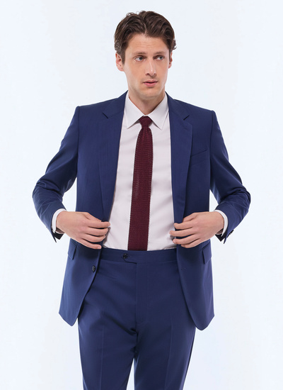 Men's carbon blue suit Fursac - C3GREG-GC15-D031