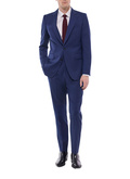 Fitted herringbone wool suit - C3GREG-GC15-D031