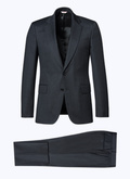 Charcoal grey wool canvas suit - C3AXUN-AC26-21