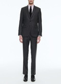 Charcoal grey end-on-end wool suit - C3AXUN-F567-29