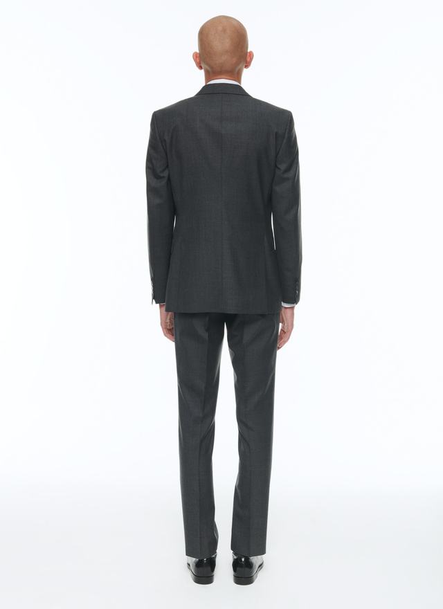 Men's grey virgin wool suit Fursac - C1AXUN-CC64-B029