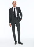 End-on-end virgin wool fitted suit - C1AXUN-CC64-B029