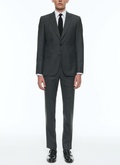 End-on-end virgin wool fitted suit - C1AXUN-CC64-B029