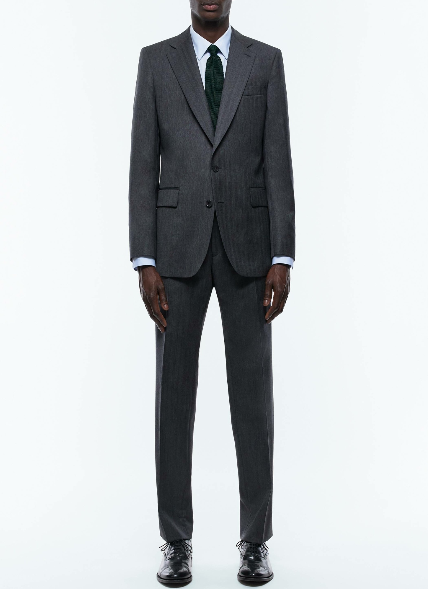 Men's charcoal grey suit Fursac - C3ECOM-EC18-B021
