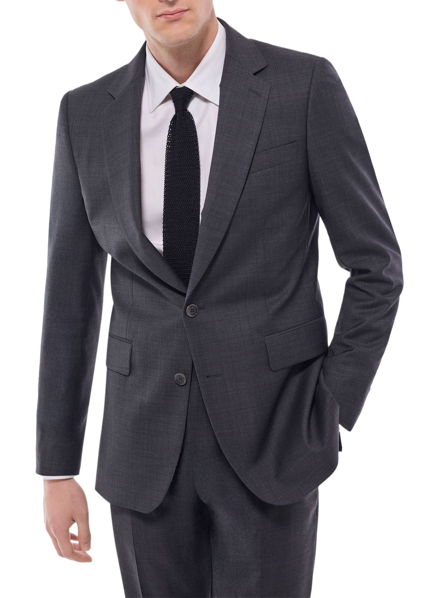 Men's charcoal grey suit Fursac - C3GREG-GC14-B022