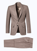 Wool flannel fitted suit - C3CITY-CC23-G015