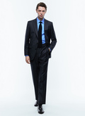 Fitted striped wool suit - C3ERZA-EC31-B022
