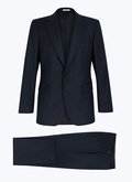 Fitted striped wool suit - C3ERZA-EC31-B022