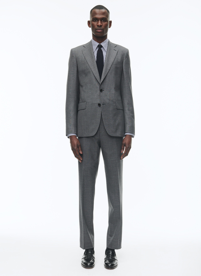 Men's flecked grey suit Fursac - C3AVRA-CC50-B028