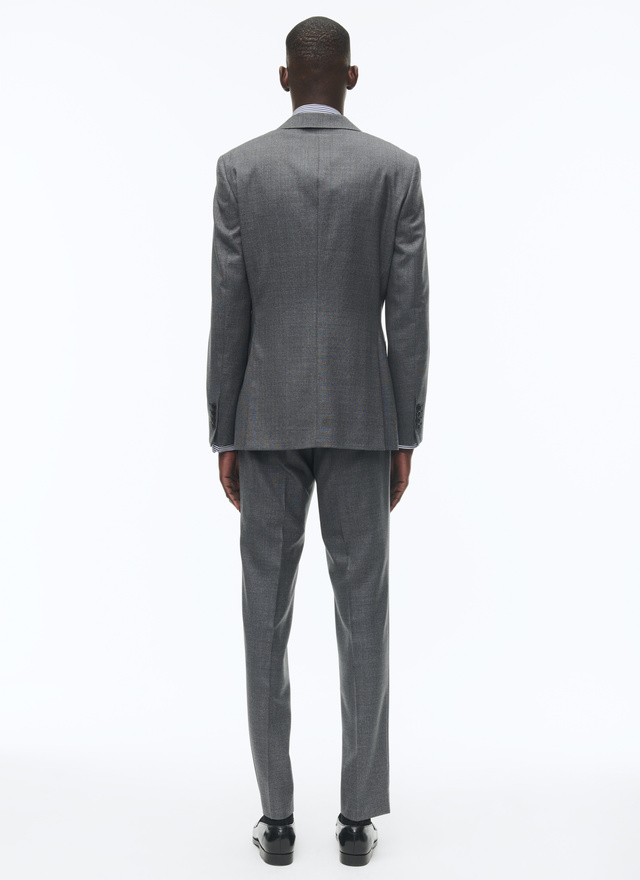 Men's grey virgin wool suit Fursac - C3AVRA-CC50-B028