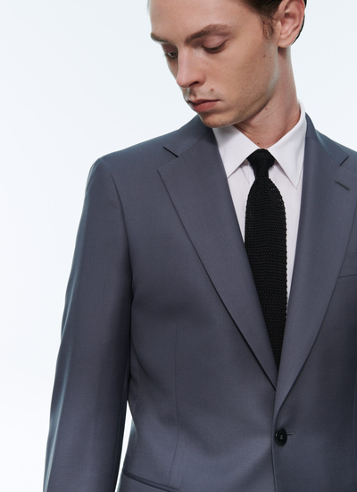 Men's suit grey virgin wool Fursac - 22HC3VRAP-VC41/28