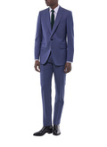Fitted wool canvas suit - C3FOXA-GC16-D028