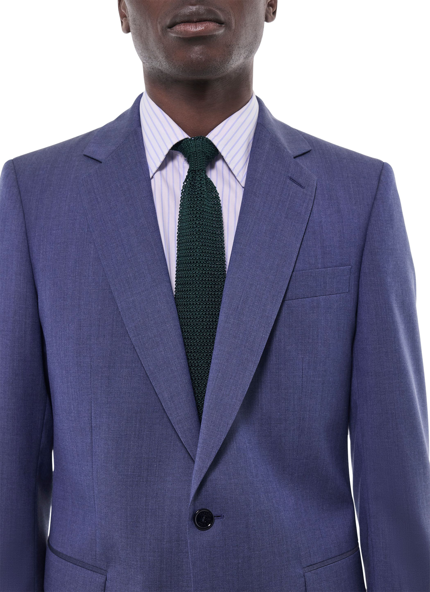 Men's grey blue suit Fursac - C3FOXA-GC16-D028