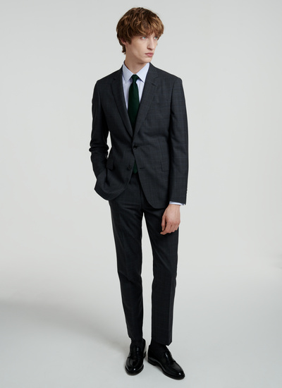 Men's suit grey virgin wool Fursac - 22EC3VOXA-VC27/22