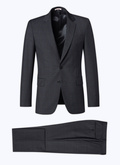 Prince of Wales wool canvas suit - C3AXUN-AC37-21