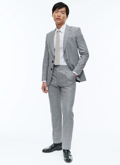 Men's grey blue suit Fursac - C3DANI-DC03-B008