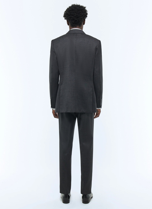 Men's end-on-end virgin wool suit Fursac - C3AXUN-VC23-21