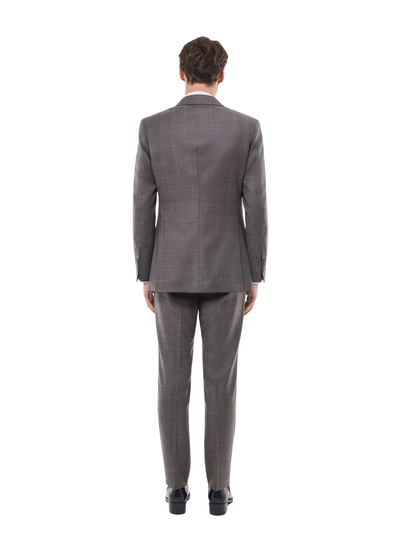 Men's grey virgin wool suit Fursac - C3FOXA-GC08-B029