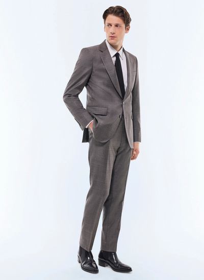 Men's suit grey virgin wool Fursac - C3FOXA-GC08-B029