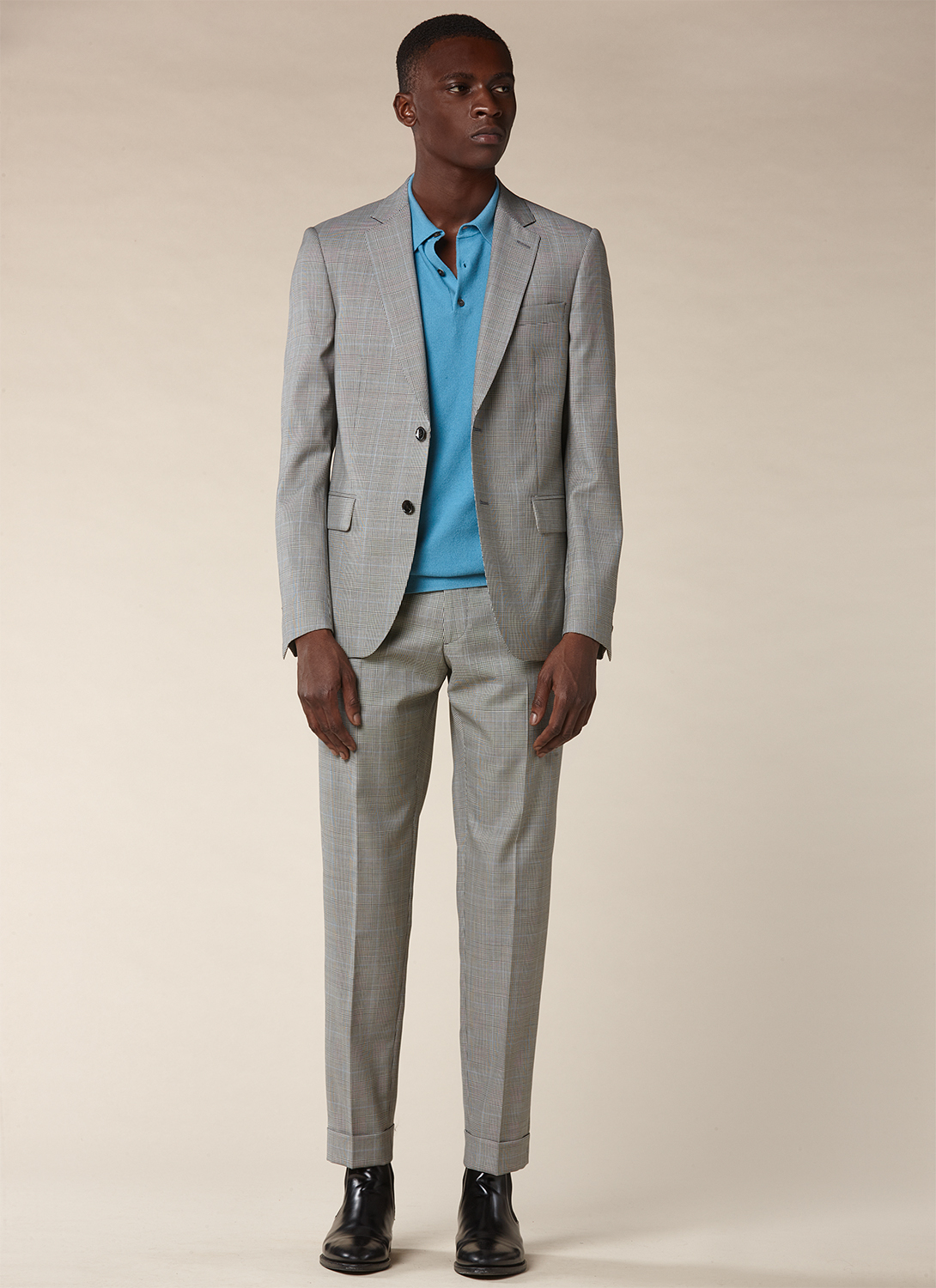 Men's suit grey itravel wool Fursac - C3PREF-PC41-23