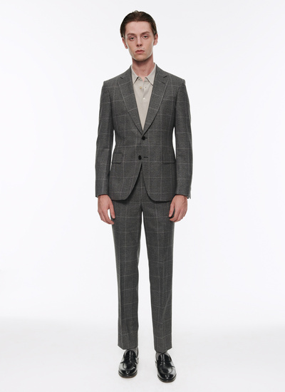 Men's suit grey virgin wool Fursac - 22HC3AXUN-AC39/22