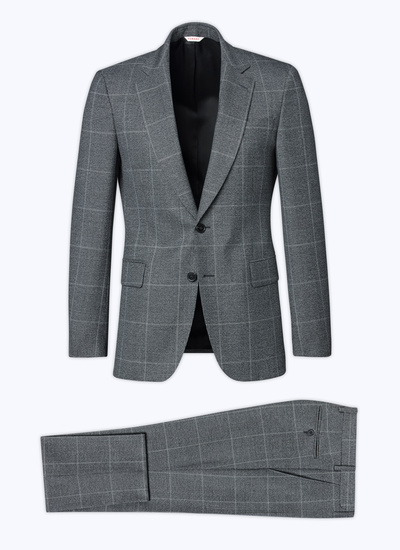 Men's grey - prince of wales pattern suit Fursac - C3AXUN-AC39-22