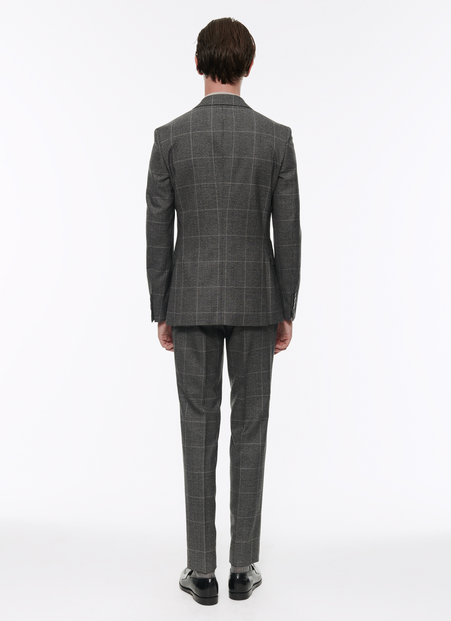 Men's grey virgin wool suit Fursac - C3AXUN-AC39-22