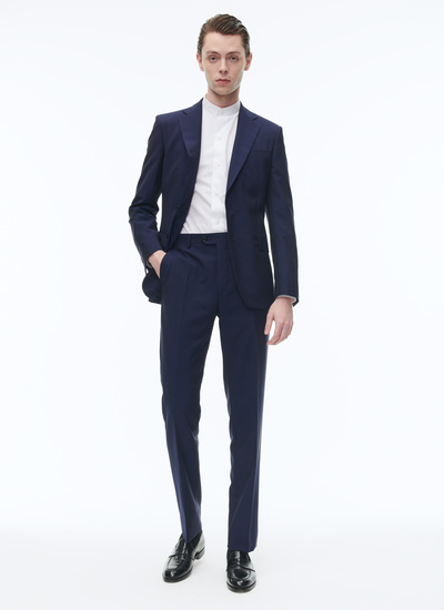 Men's indigo blue suit Fursac - C3AVRA-CC22-D033