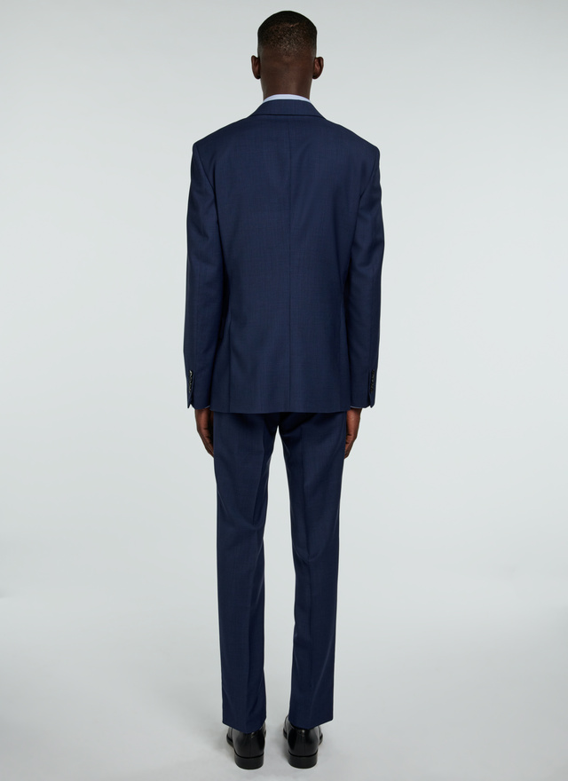 mens indigo suit