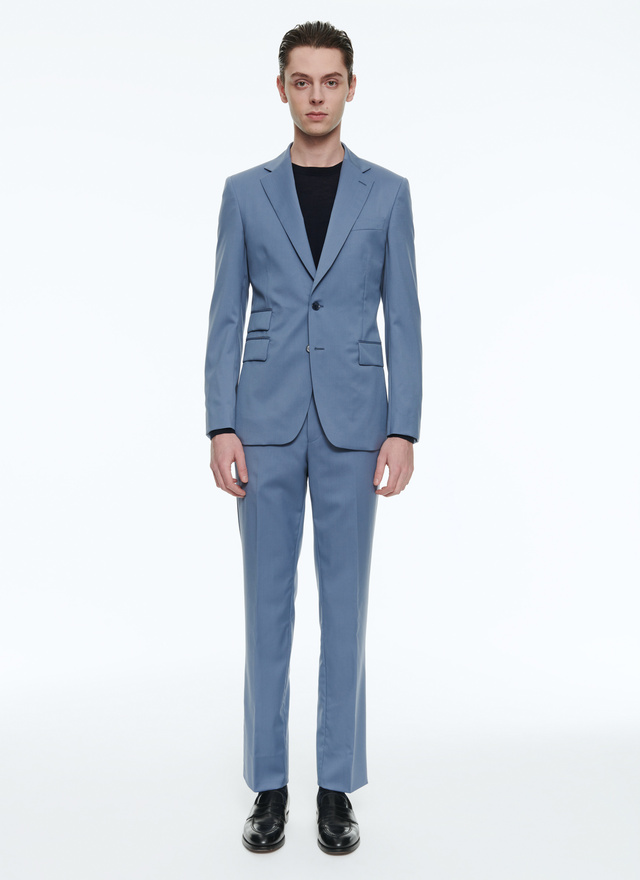 Men's lavender blue suit Fursac - 23EC3AXLO-BC03/35