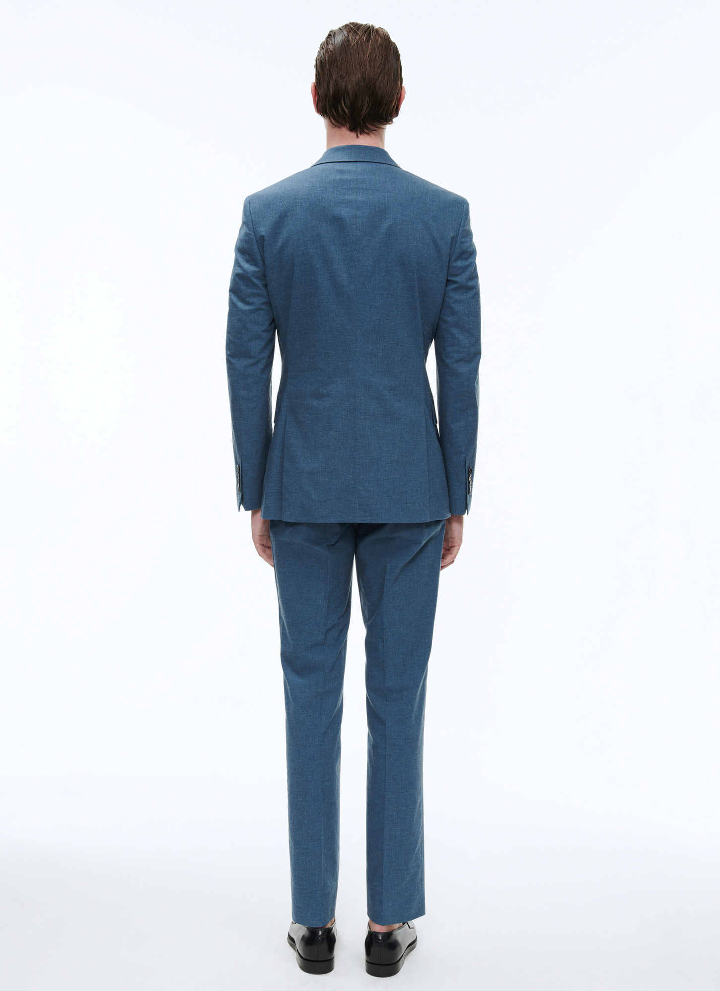 Light blue fitted cut suit C3AXUN-BC07-35 - Men's suit