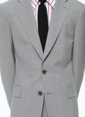 Grey fresco wool canvas suit - 23EC3AVRA-BC52/29