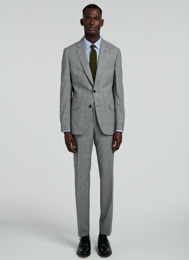 mens pale grey suit