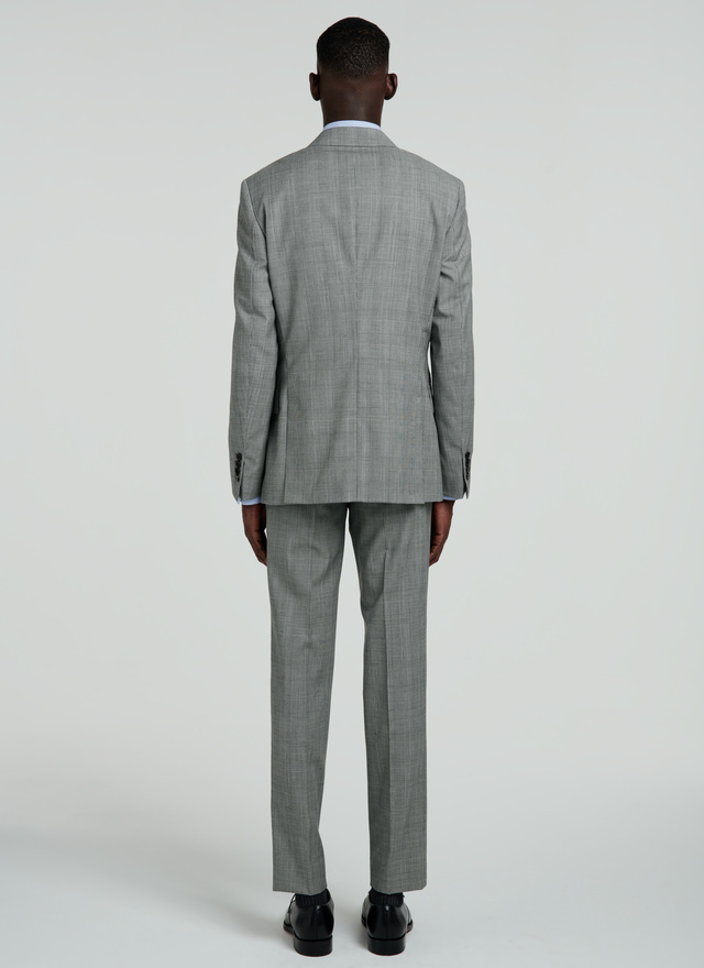 Men's grey virgin wool suit Fursac - C3VOXA-VC29-28