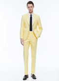Cotton canvas fitted suit - C3CIXE-DC04-E002