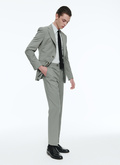 Lime green wool serge suit - 23EC3BOLY-BC03/45