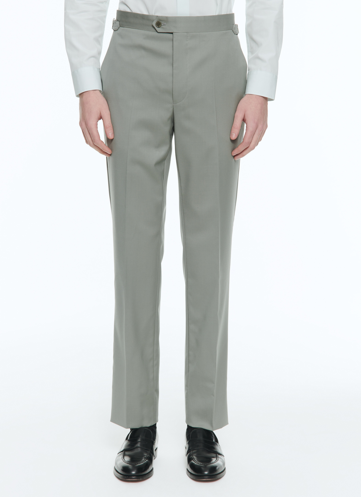 Lime green fitted cut suit 23EC3BOLYBC03/45 Men's suit