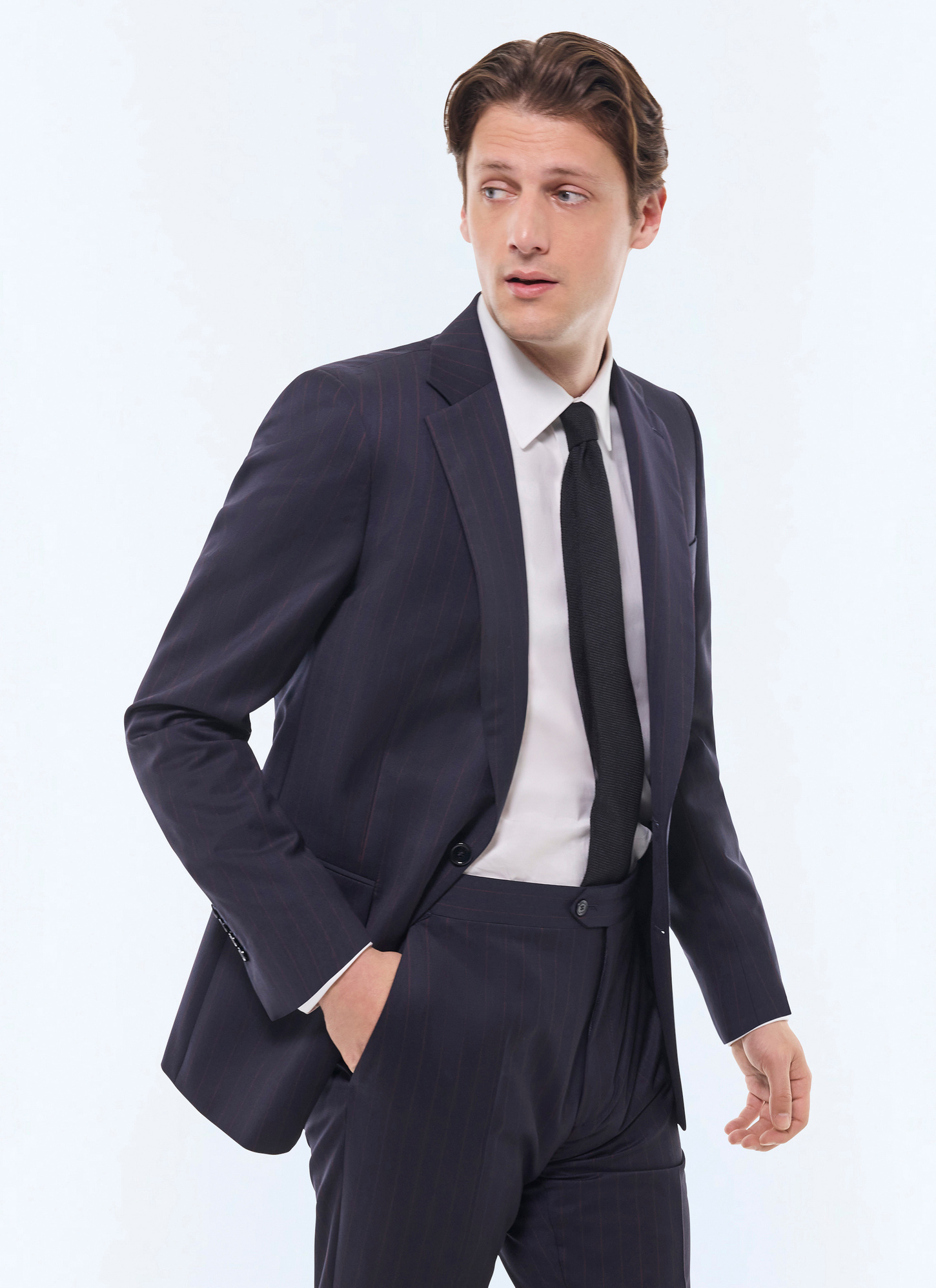 Men's navy blue suit Fursac - C3FEXU-GC10-D030