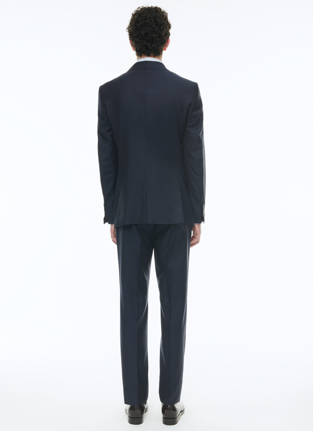 Men's blue, navy blue virgin wool suit Fursac - C1AXUN-AC81-31