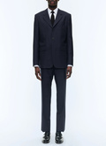Wool and mohair serge fitted suit - C3DADO-DC19-D030