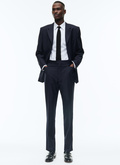 Wool and mohair serge fitted suit - C3DADO-DC19-D030