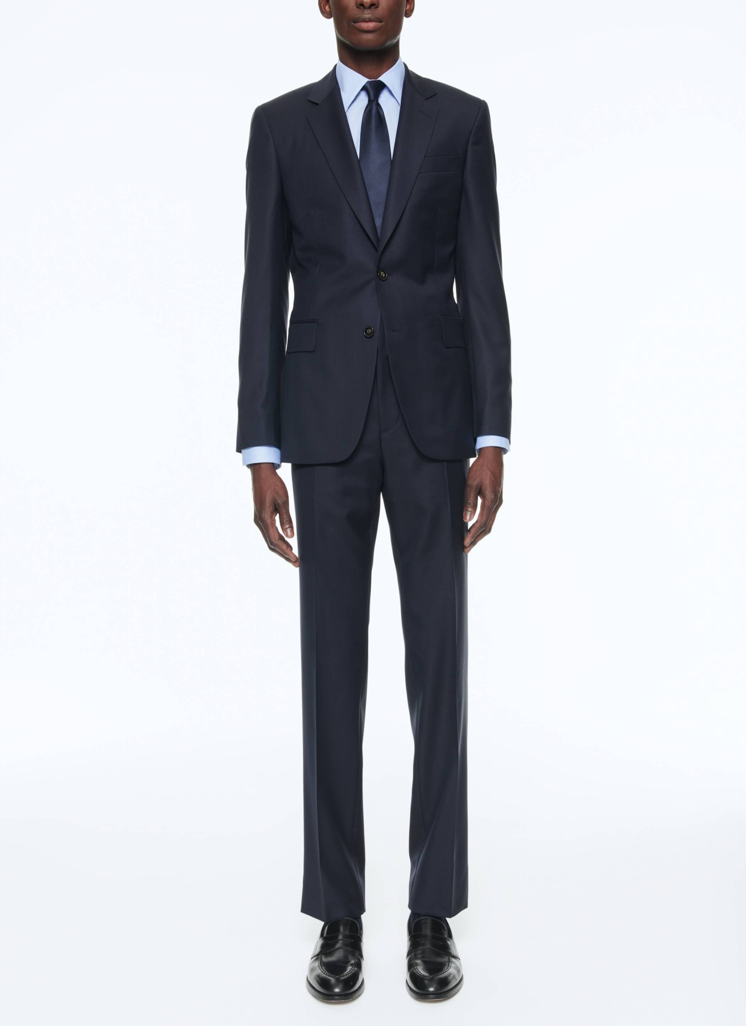 Men's navy blue suit Fursac - C3SOXA-TC45-30