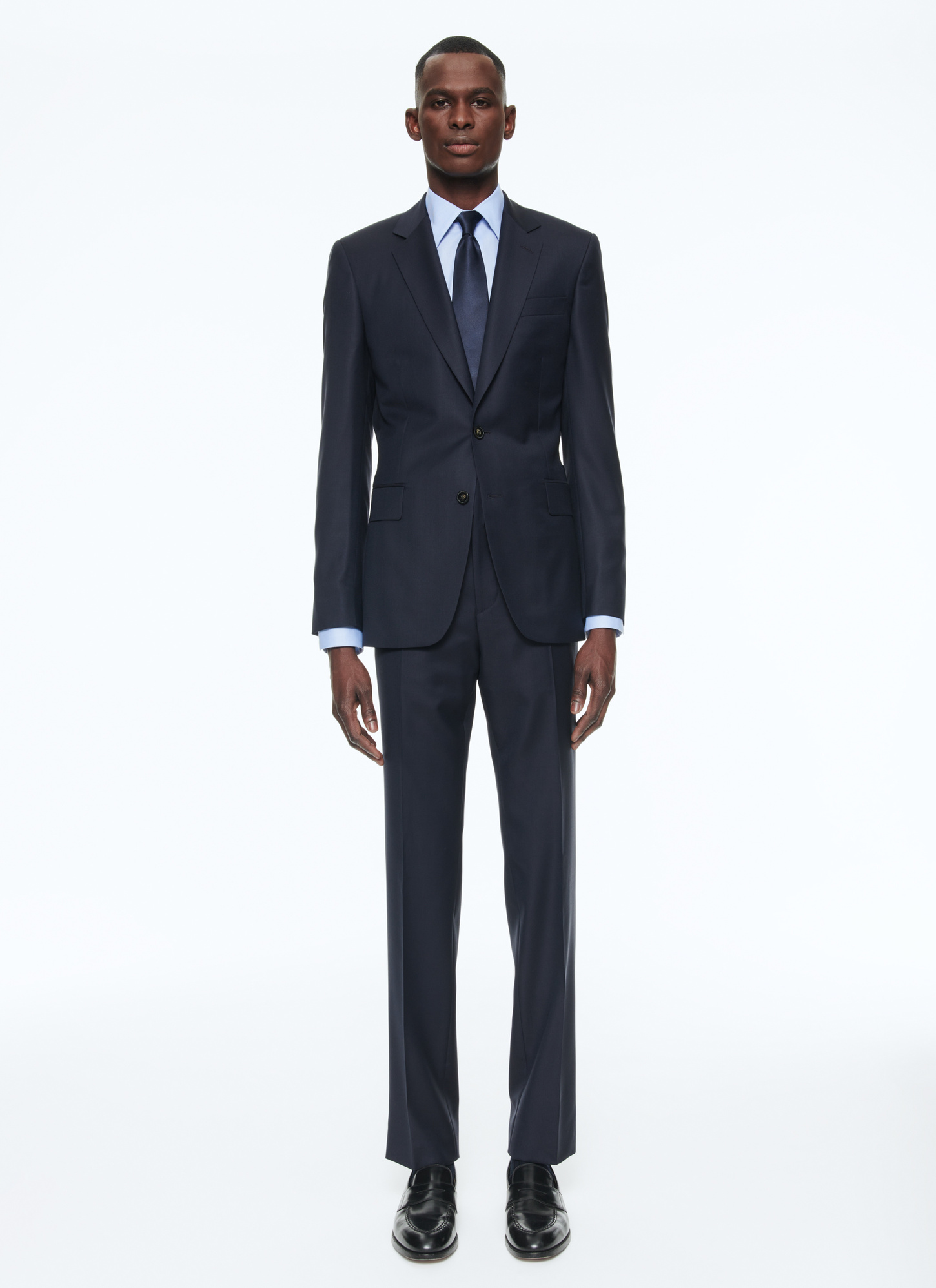 Men's navy blue suit Fursac - C3SOXA-TC45-30